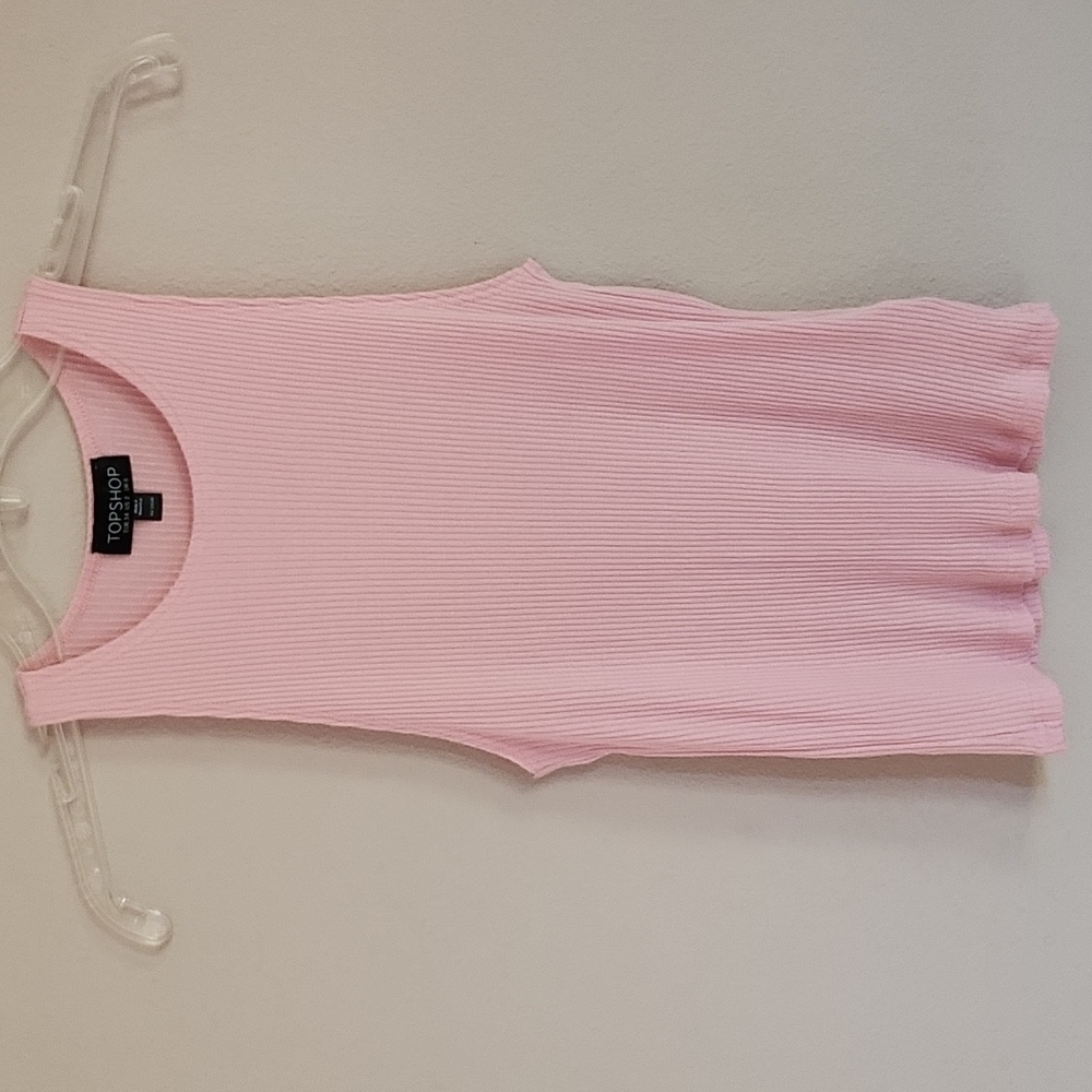 Topshop halter tank crop top